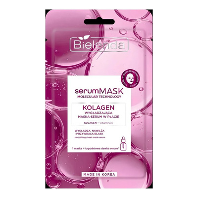 Bielenda Collagen Smoothing Sheet Mask-Serum 1pc