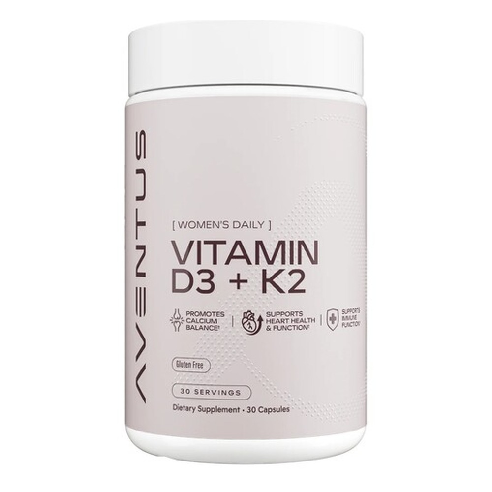 Aventus Supplements Vitamin D3 + K2 30 caps