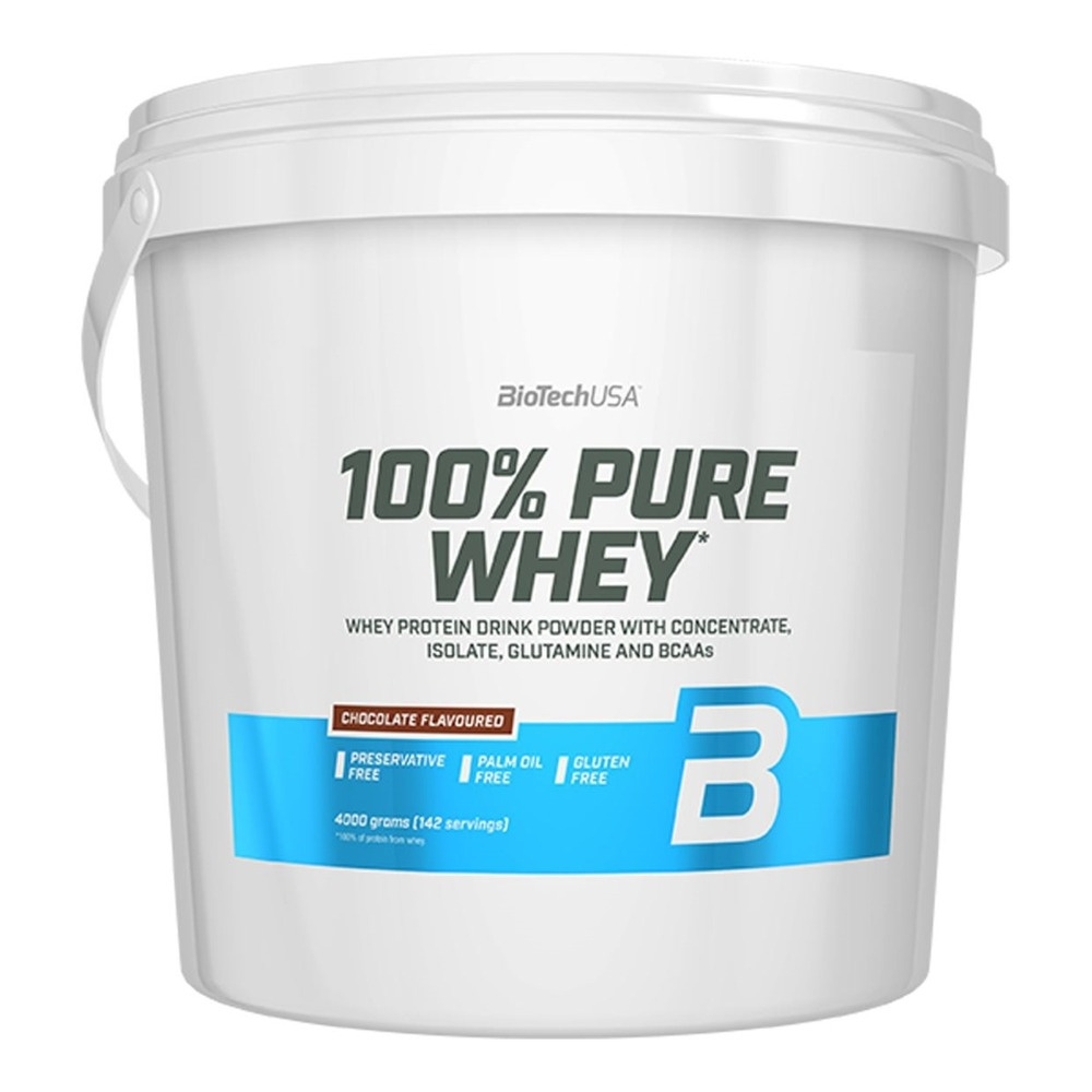 BioTechUSA 100% Pure Whey Protein Powder Bourbon Vanilla For Muscle Growth and Recovery 4000g