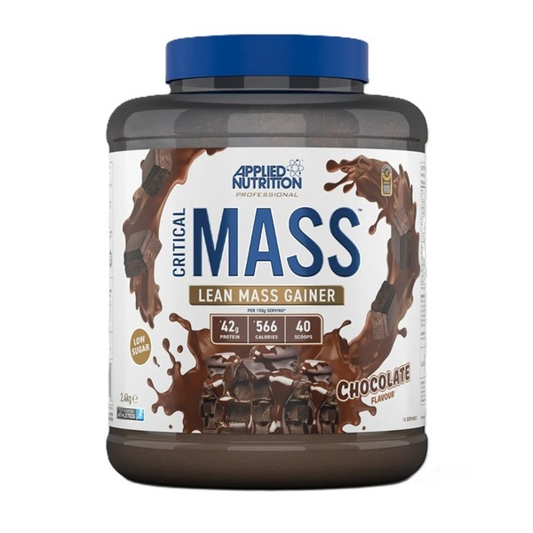 Applied Nutrition Critical Mass Professional Gainer for Muscle Mass Gain Chocolate 2400g