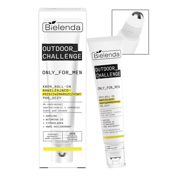 Bielenda Only for Men Outdoor Challenge Moisturizing Anti-Wrinkle Eye Roll-On 15ml