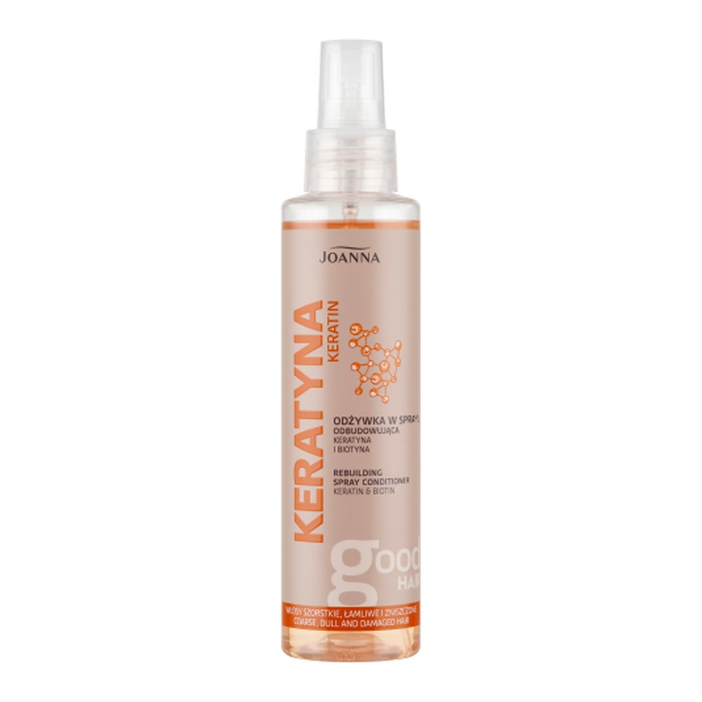Joanna Keratin Spray Conditioner for Coarse Matte Brittle and Damaged Hair 200ml