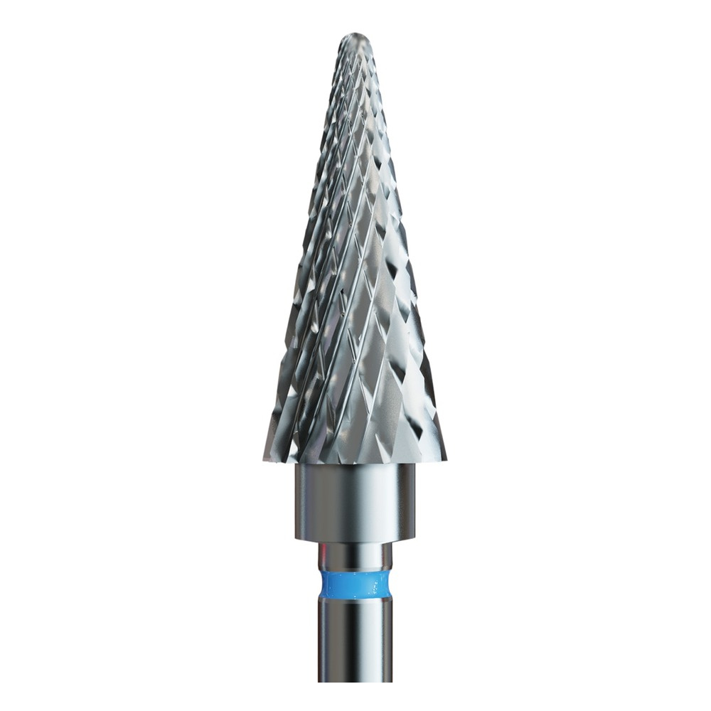 IQ Nails Tungsten Carbide Nail Drill Bit Pinecone Shaped Standard Crosscut 6mm Manicure Pedicure 266.190.060 1 Piece