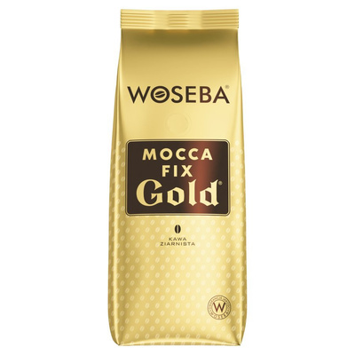 Woseba Mocca Fix Gold Roasted Coffee Beans with Intense Aroma 500g