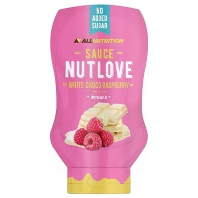 Allnutrition Nutlove White Choco Raspberry Spread with White Chocolate and Raspberry Flavour 280ml