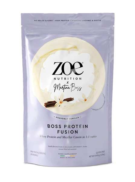ZOE Nutrition Boss Protein Fusion, Heavenly Vanilla - 454g