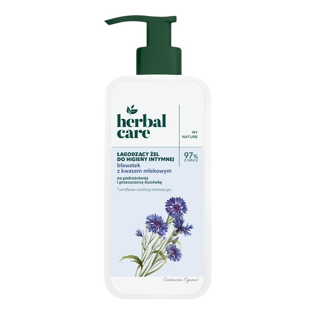 Herbal Care Soothing Intimate Hygiene Gel with Cornflower and Lactic Acid 330ml