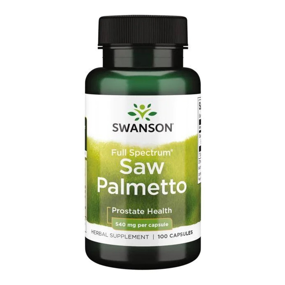 Swanson Saw Palmetto 540mg for Prostate Health Support for Men 100 Capsules