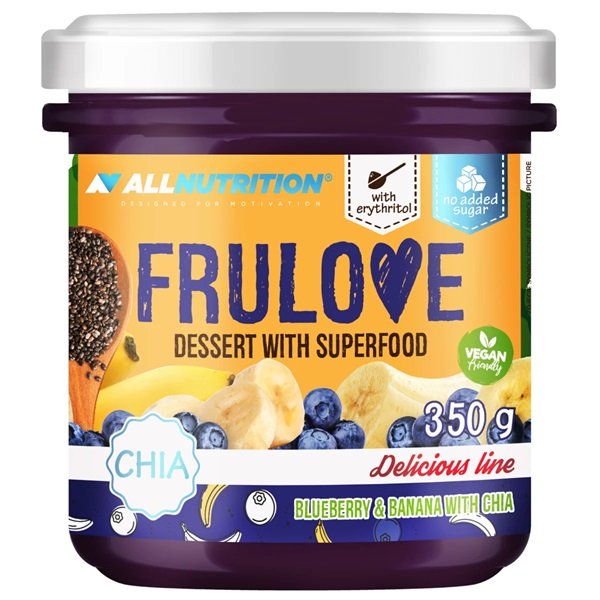 Allnutrition Delicious Line Frulove Dessert Blueberry and Banana with Chia 350g