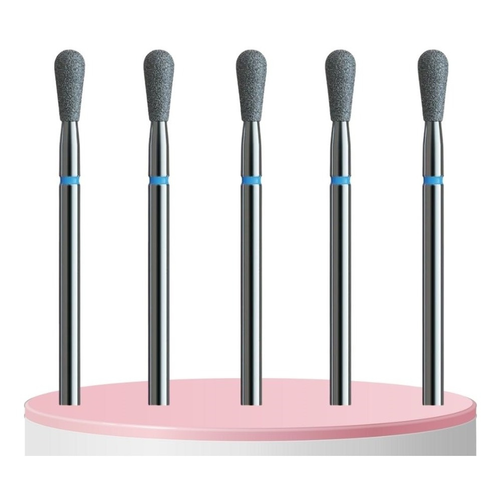 IQ Nails Diamond Club Shape Cuticle Drill Bits 3.1mm Set of 5