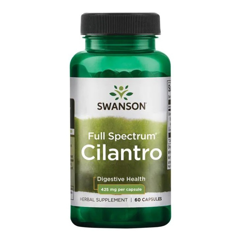 Swanson Full Spectrum Cilantro 425mg for Digestion Support 60 Capsules