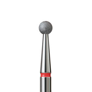 IQ Nails Diamond Nail Drill Ball Shape Fine 2.5mm for Manicure and Pedicure 001.514.025 1 Piece