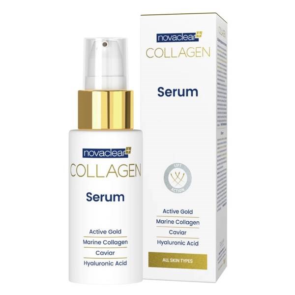 NovaClear Collagen Firming Face Serum with Caviar and Hyaluronic Acid 30ml