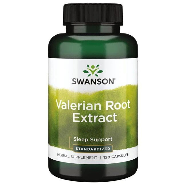 Swanson Valerian Root Extract for Relaxation and Restful Sleep 120 Capsules