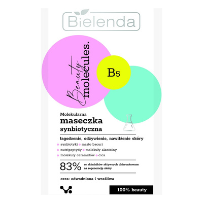 Bielenda Beauty Molecules Molecular Synbiotic Mask for Dehydrated and Sensitive Skin 8g