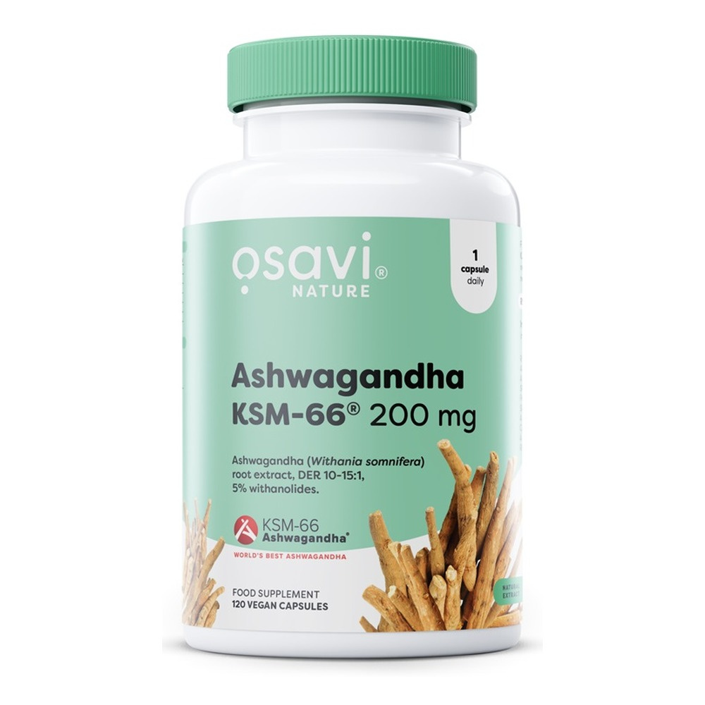 Osavi Ashwagandha KSM 66 200mg 120 vegan caps