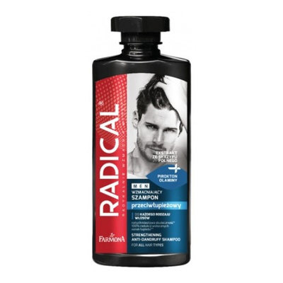 Radical Men Strengthening Anti Dandruff Shampoo for All Hair Types 400ml
