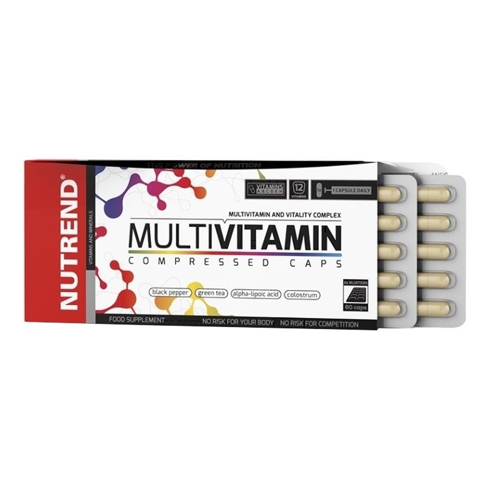 Nutrend MultiVitamin Compressed Caps Vitamin Complex for Athletes 60 Caps