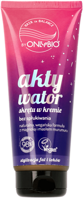 OnlyBio Hair In Balance Natural Vegan Curls Activator Cream with Magnolia and Murumuru Butter 200ml