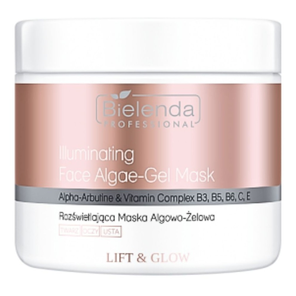 Bielenda Professional Lift & Glow Illuminating Face Algae Gel Mask 190g
