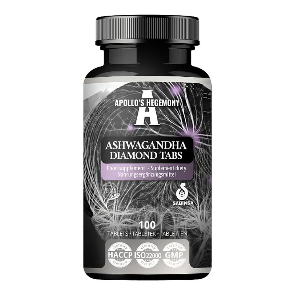 Ashwagandha Diamond - 100 tablets (EAN 8721077930589)