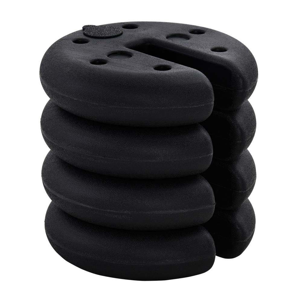 Outsunny Pop up Canopy Weight Set of 4, Heavy Duty Sand Fillable Tent Leg Weights for Marquee Party Tent Canopy, Total 20kg