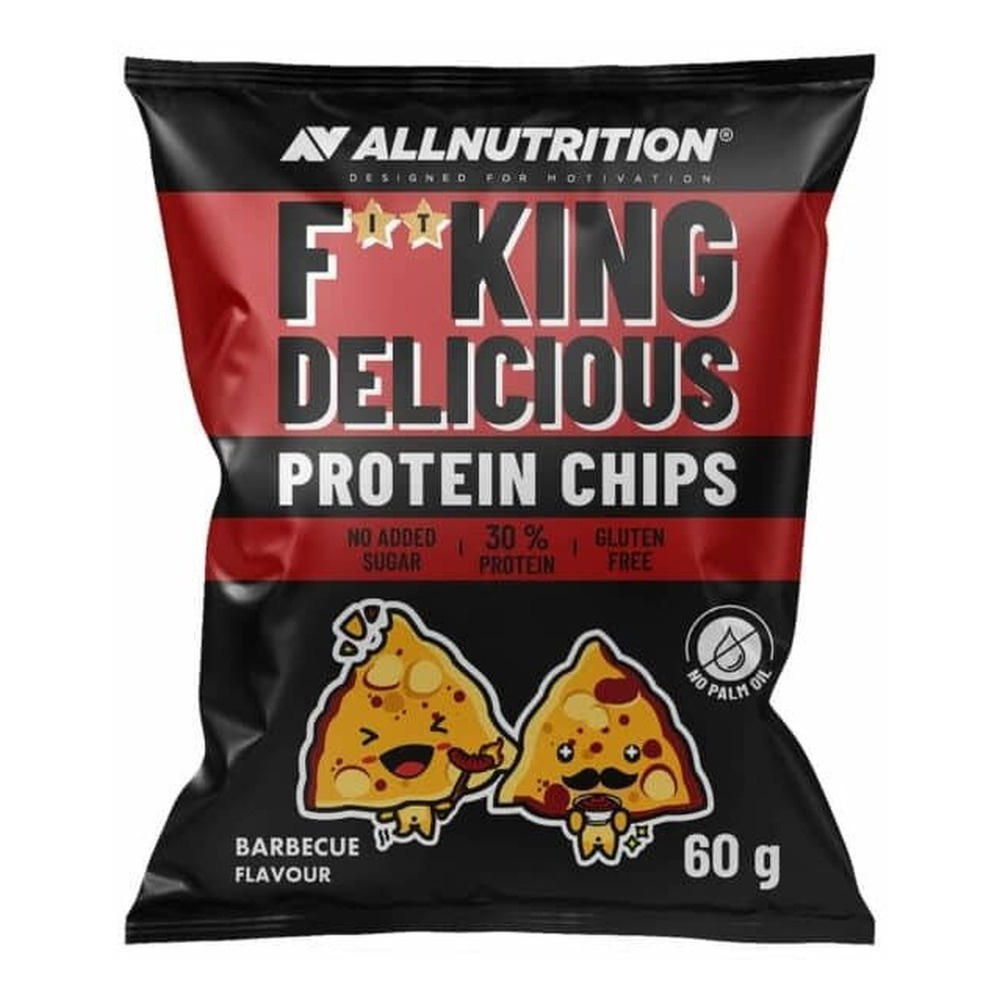 Allnutrition Fitking Delicious Protein Chips with Added Pea Protein Barbecue 60g