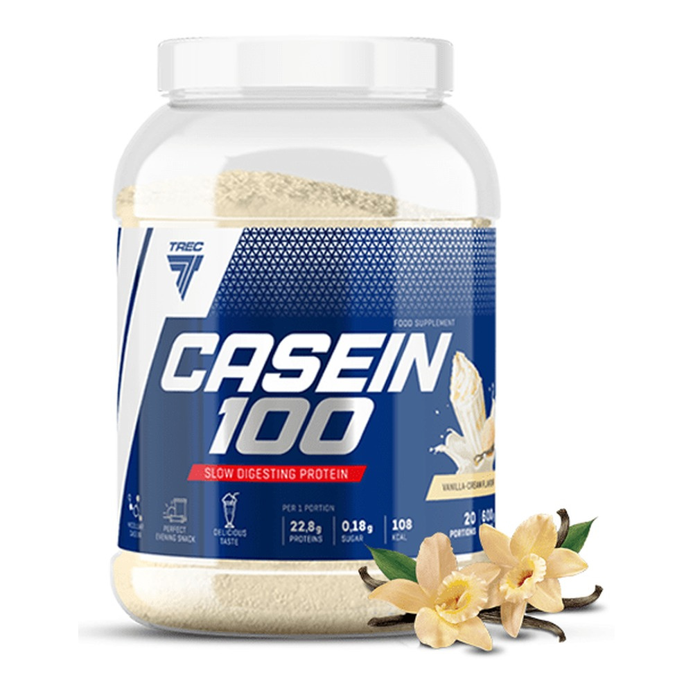 Casein 100, Vanilla - 600g