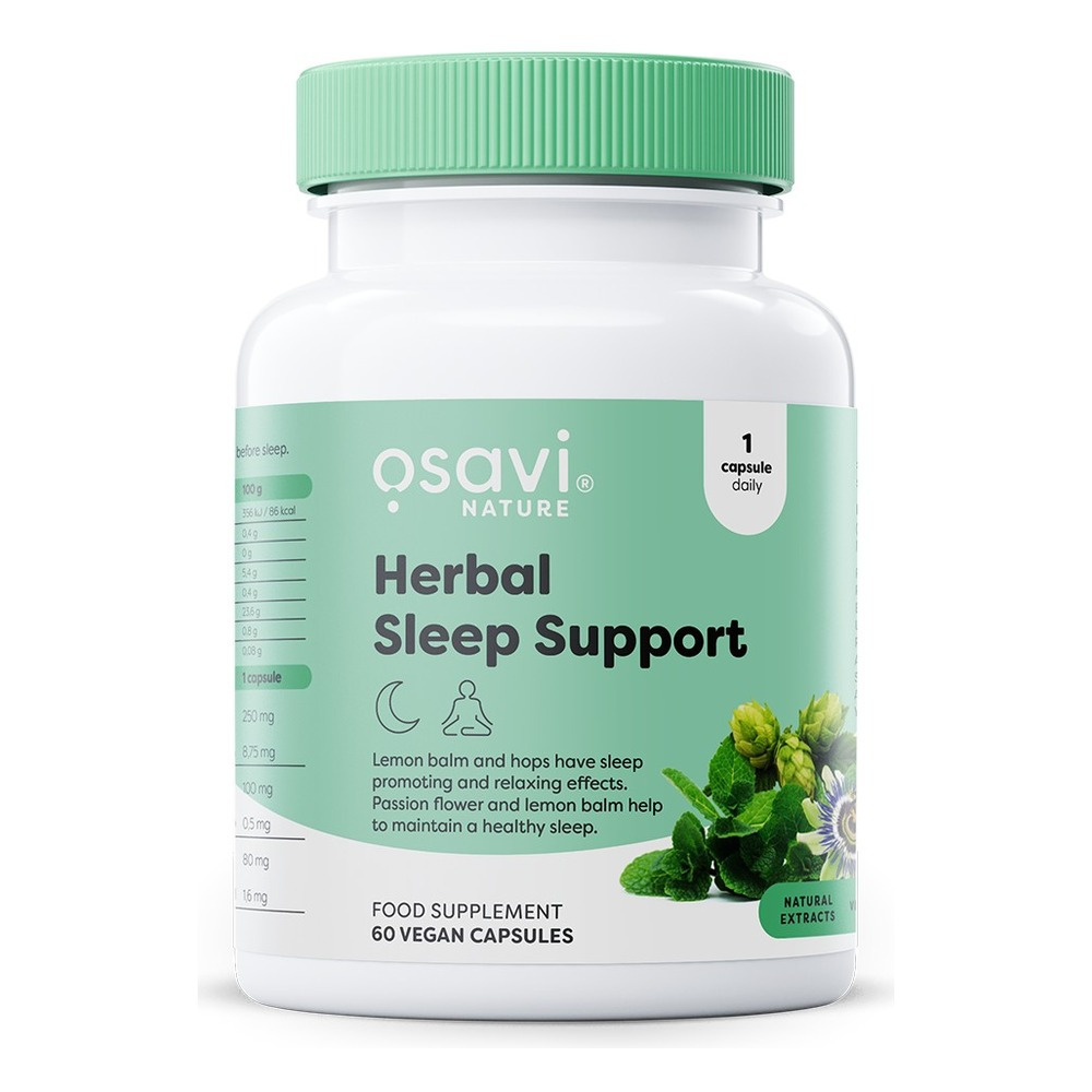 Osavi Herbal Sleep Support Melatonin Free 60 vegan caps
