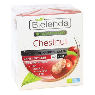 Bielenda Chestnut Strengthening Day and Night Cream for Capillary Skin 50ml