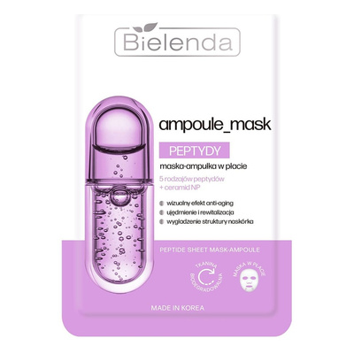 Bielenda Ampoule Mask Peptide Sheet Mask 1pc
