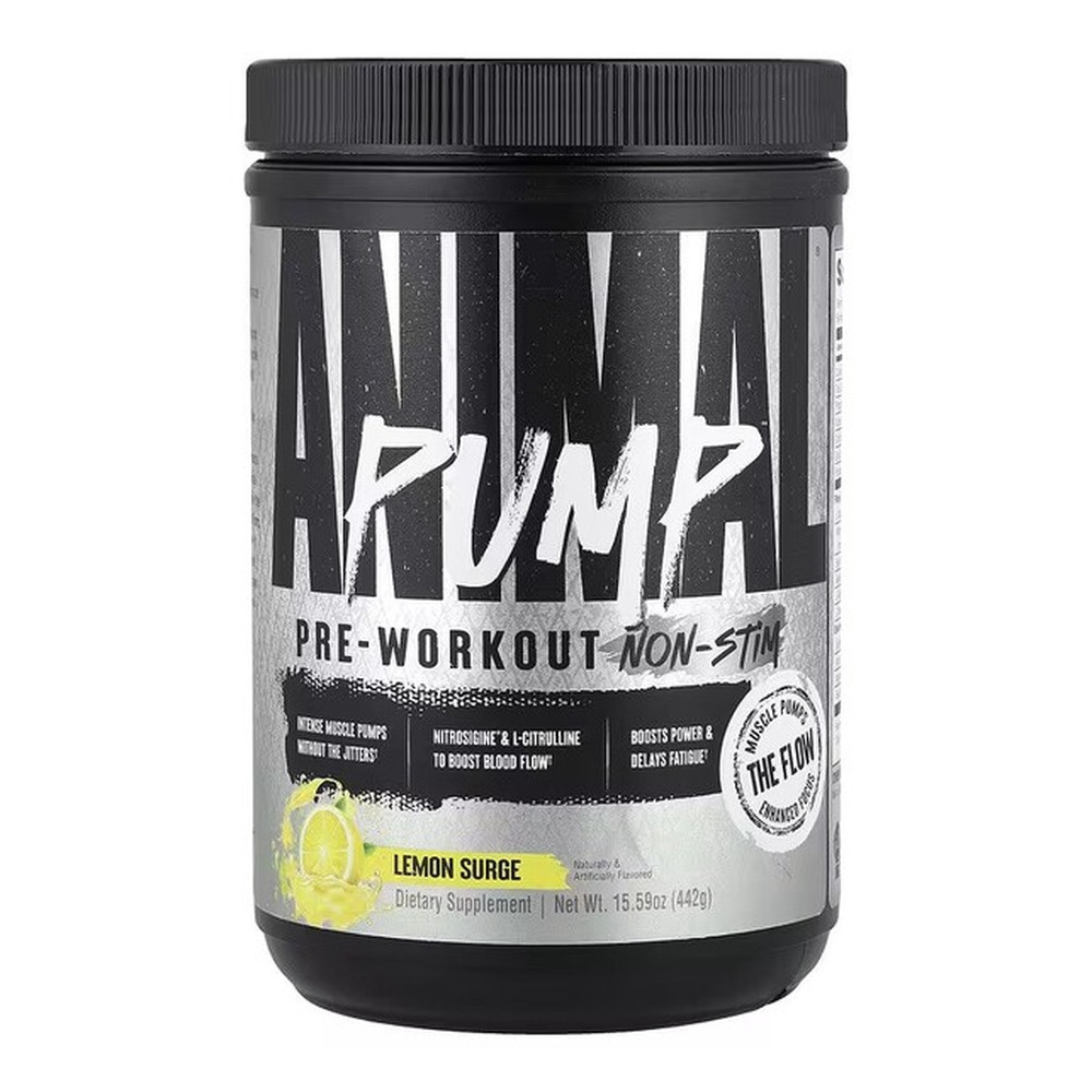 Pump Pre-Workout Non-Stim, Lemon Surge - 442g