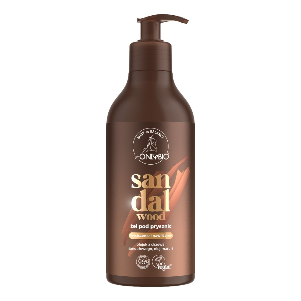 OnlyBio Body in Balance Shower Gel Sandal Wood 400ml