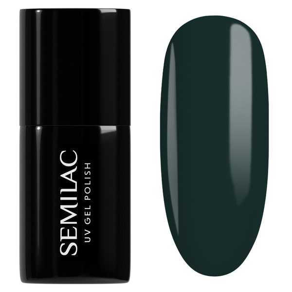Semilac Into Her Tenderness UV/LED Soak Off Hybrid Gel Nail Polish - 422 Deep Forest Green 7ml