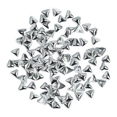 Semilac Nail Decoration Silver Triangles 100pcs