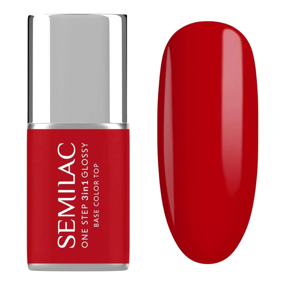 Semilac One Step 3in1 Hybrid Gel Polish S530 Scarlet 7ml