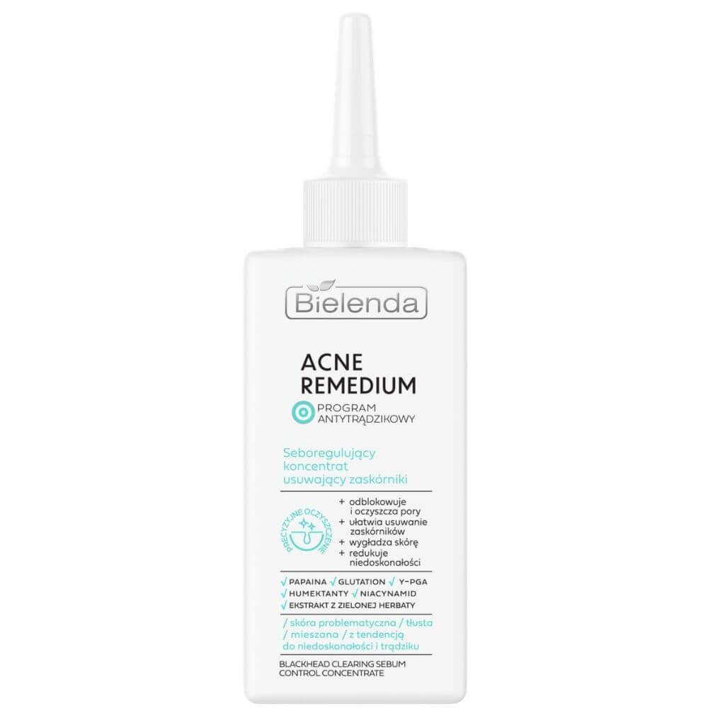 Bielenda Acne Remedium Sebum-Regulating Concentrate for Blackhead Removal 130ml