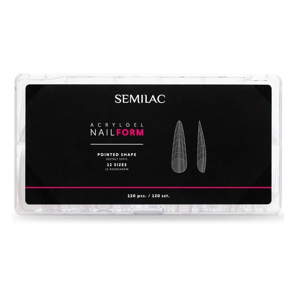Semilac Acrylgel Nail Form Pointed Shape 120 pcs