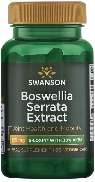 Swanson Boswellia Serrata Extract, 125mg - 60 vcaps