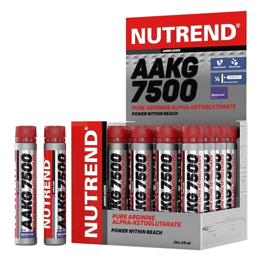 AAKG 7500, Blackcurrant - 20 x 25 ml.