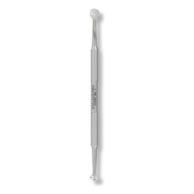 Staleks Pro Expert 20 Type 1 Cosmetology Double‑Ended Spoon Uno + Oval with 15 holes ZE-20/1