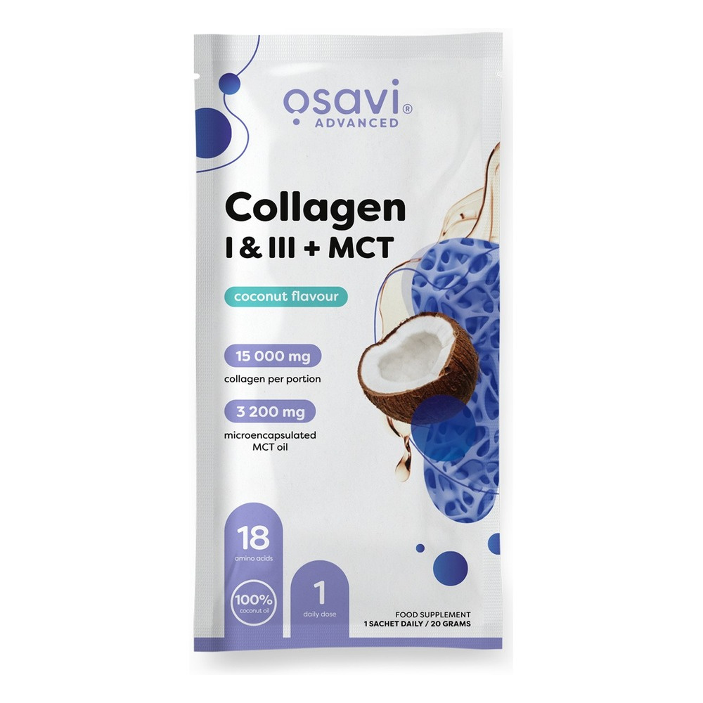 Osavi Collagen I & III + MCT, Coconut - 20g (1 serving)