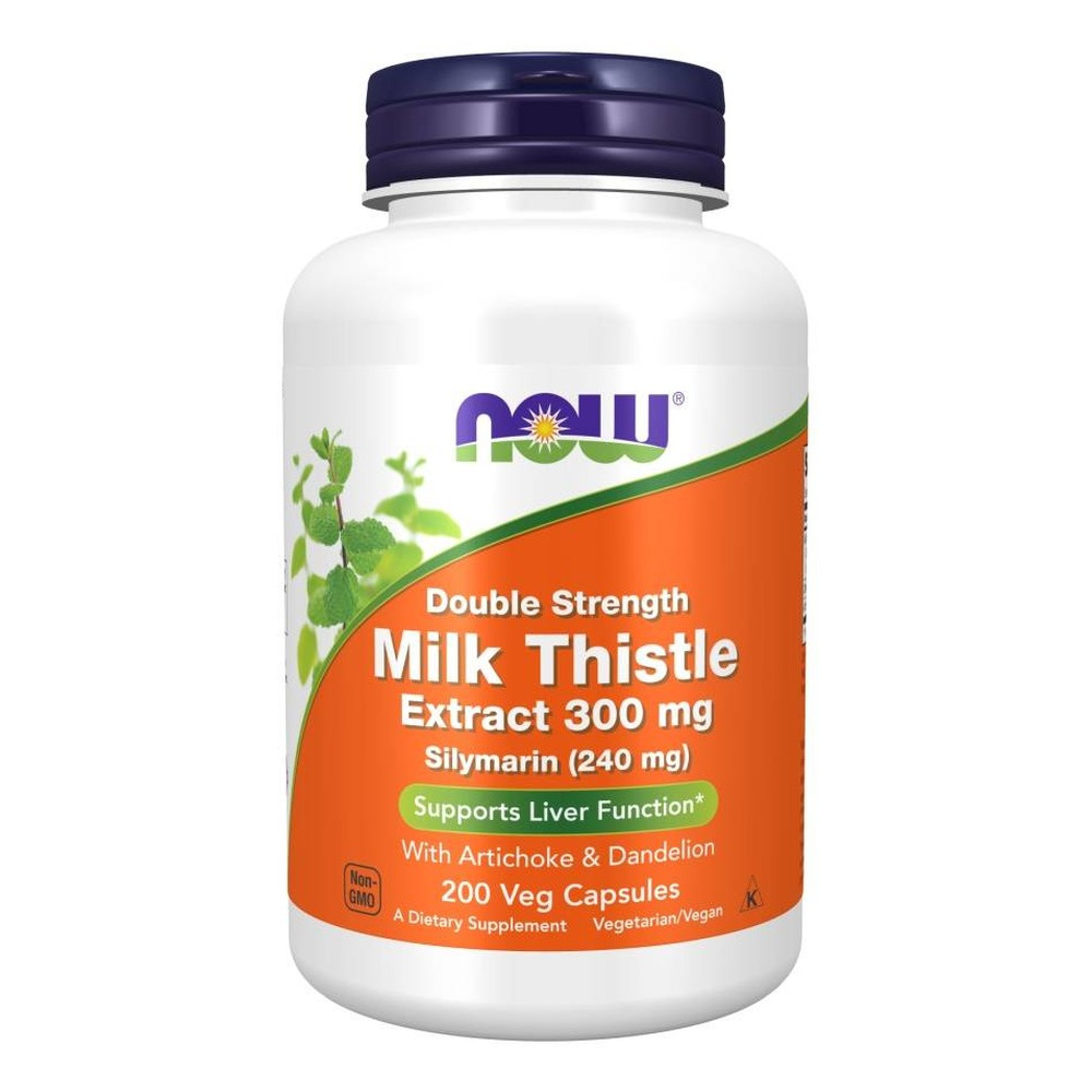 Milk Thistle Extract with Artichoke & Dandelion 300mg Double Strength 200 Capsules