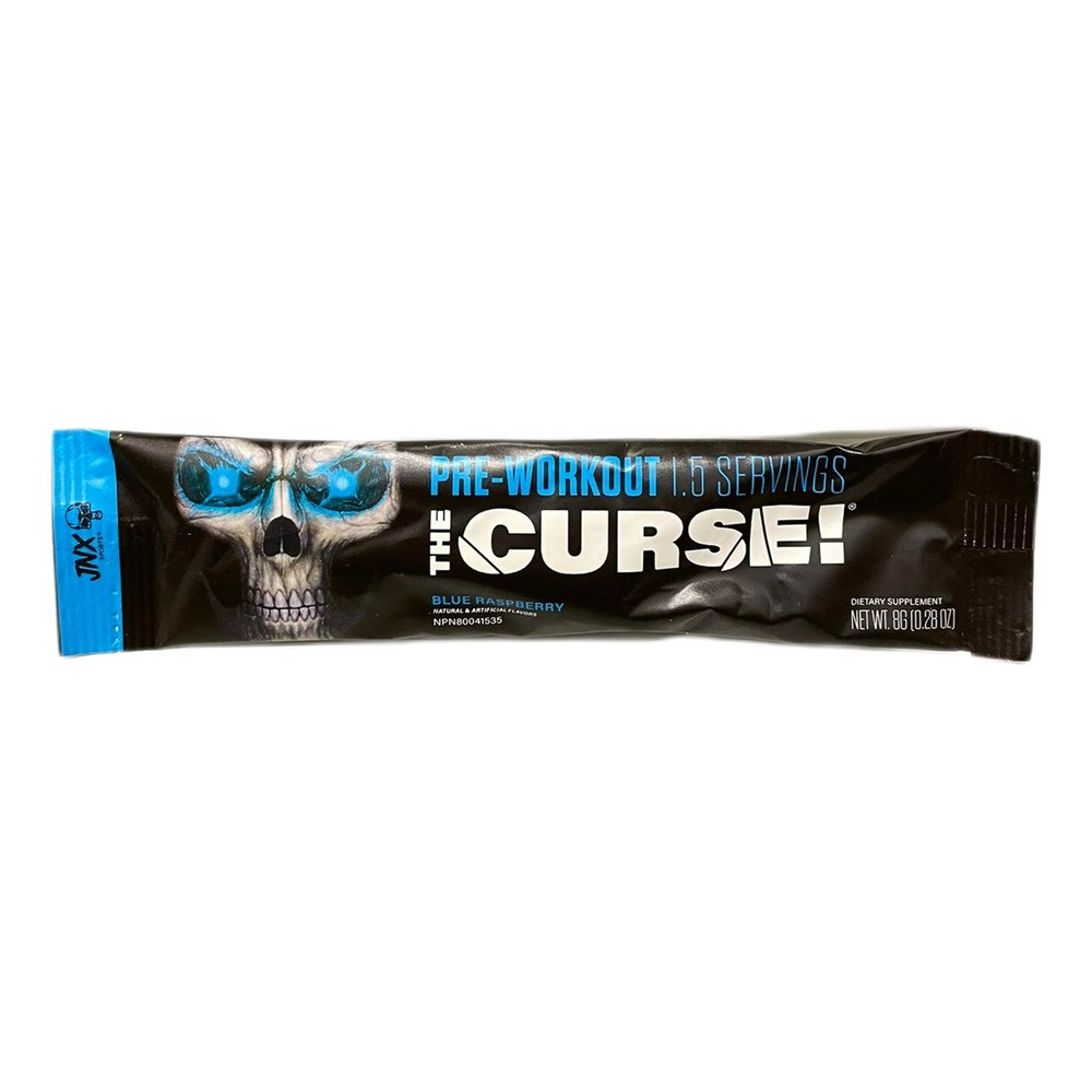 JNX Sports The Curse!, Blue Raspberry - 8g (1 serving)