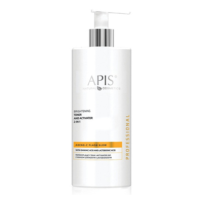 Apis Professional Adeno-C Flash Glow 2in1 Brightening Toner and Activator 500ml