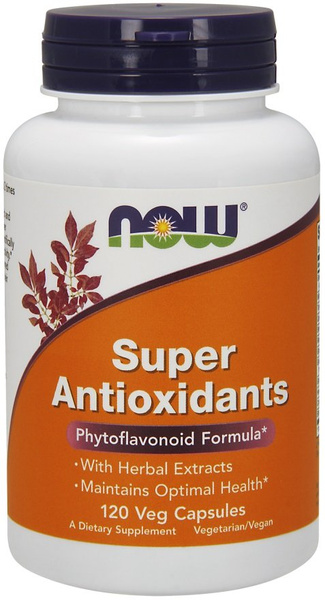 NOW Foods Super Antioxidants for Optimal Well-being 120 Veg Capsules