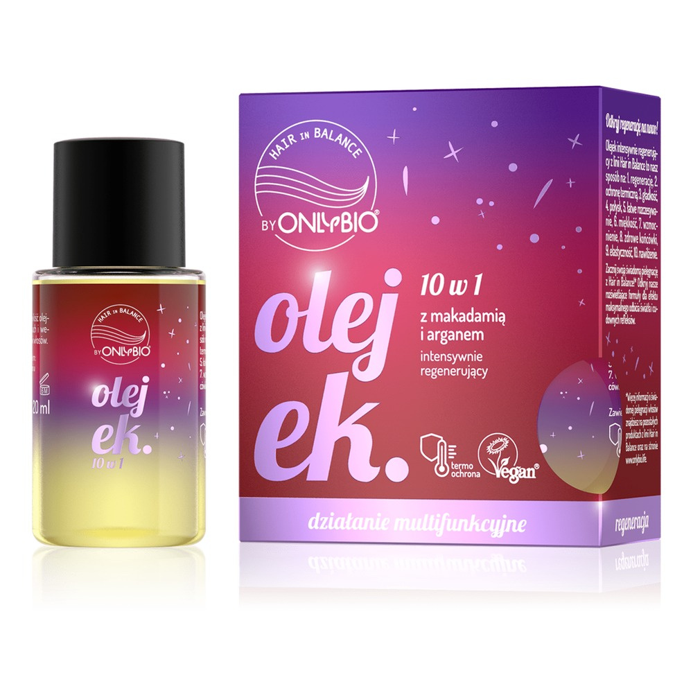 OnlyBio Hair in Balance Repair Hair Oil 10w1 20ml