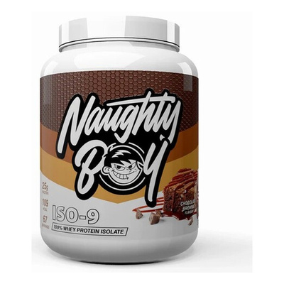 Naughty Boy Iso-9 Whey Protein Isolate Chocolate Brownie For Muscle Recovery 2010g