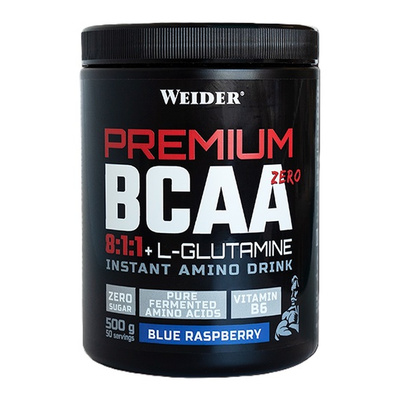 Weider Premium BCAA Zero, Blue Raspberry - 500g