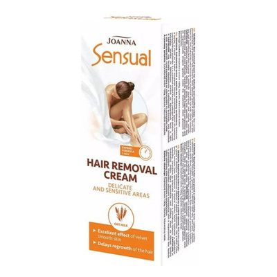 Joanna Sensual Depilatory Cream for Sensitive Areas with Oat Milk 100g